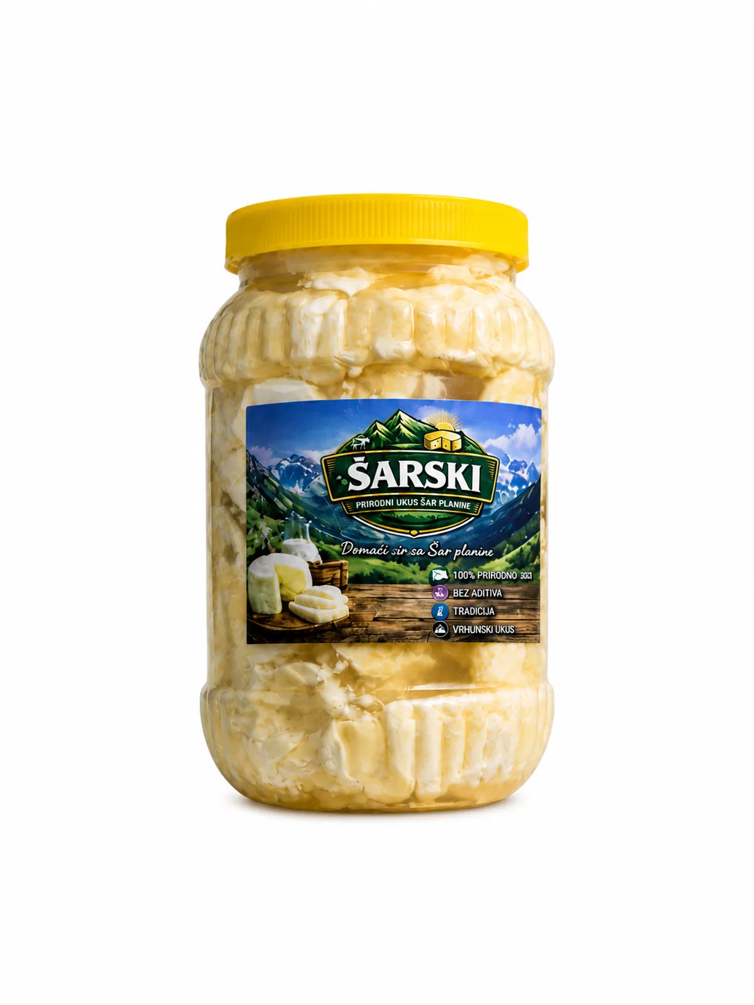 Šarski sir u tegli 800g